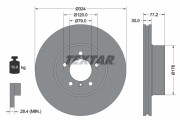 92122603 Brzdový kotouč Shoe Kit Pro TEXTAR