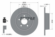 92124903 Brzdový kotouč Shoe Kit Pro TEXTAR