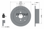 92126103 Brzdový kotouč Shoe Kit Pro TEXTAR