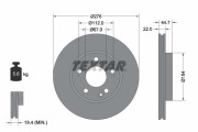 92131903 Brzdový kotouč Shoe Kit Pro TEXTAR