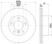 92132703 Brzdový kotouč Shoe Kit Pro TEXTAR