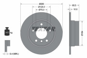 92132903 Brzdový kotouč Shoe Kit Pro TEXTAR