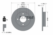 92134903 Brzdový kotouč Shoe Kit Pro TEXTAR