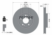 92136403 Brzdový kotouč Shoe Kit Pro TEXTAR
