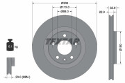 92137103 Brzdový kotouč Shoe Kit Pro TEXTAR
