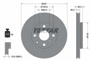 92141903 Brzdový kotouč Shoe Kit Pro TEXTAR