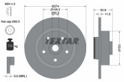 92142203 Brzdový kotouč Shoe Kit Pro TEXTAR