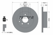 92144003 Brzdový kotouč Shoe Kit Pro TEXTAR