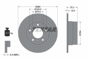 92146003 Brzdový kotouč Shoe Kit Pro TEXTAR