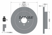92147703 Brzdový kotouč Shoe Kit Pro TEXTAR