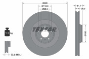 92151303 Brzdový kotouč Shoe Kit Pro TEXTAR