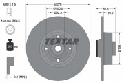 92154503 Brzdový kotouč Shoe Kit Pro TEXTAR