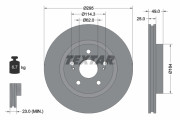 92156503 Brzdový kotouč Shoe Kit Pro TEXTAR