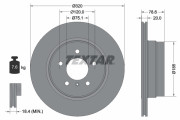92161103 Brzdový kotouč Shoe Kit Pro TEXTAR