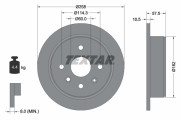 92163003 Brzdový kotouč Shoe Kit Pro TEXTAR