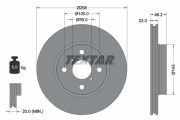 92164203 Brzdový kotouč Shoe Kit Pro TEXTAR