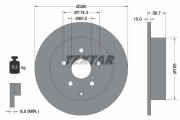 92164803 Brzdový kotouč Shoe Kit Pro TEXTAR