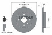 92165603 Brzdový kotouč Shoe Kit Pro TEXTAR