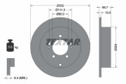 92167003 Brzdový kotouč Shoe Kit Pro TEXTAR