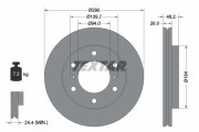 92167103 Brzdový kotouč Shoe Kit Pro TEXTAR