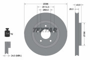 92167403 Brzdový kotouč Shoe Kit Pro TEXTAR
