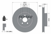 92167703 Brzdový kotouč Shoe Kit Pro TEXTAR