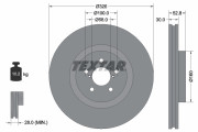 92167900 Brzdový kotouč TEXTAR