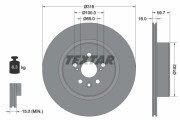 92169503 Brzdový kotouč Shoe Kit Pro TEXTAR