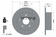 92169703 Brzdový kotouč Shoe Kit Pro TEXTAR