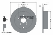 92170400 Brzdový kotouč TEXTAR