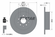 92170803 Brzdový kotouč Shoe Kit Pro TEXTAR