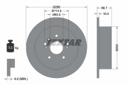 92171603 Brzdový kotouč Shoe Kit Pro TEXTAR