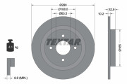 92172403 Brzdový kotouč Shoe Kit Pro TEXTAR