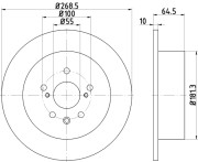 92172903 Brzdový kotouč Shoe Kit Pro TEXTAR