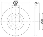 92173903 Brzdový kotouč Shoe Kit Pro TEXTAR