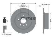 92174903 Brzdový kotouč Shoe Kit Pro TEXTAR