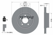 92176203 Brzdový kotouč Shoe Kit Pro TEXTAR