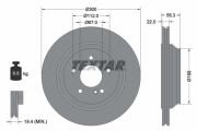 92176303 Brzdový kotouč Shoe Kit Pro TEXTAR