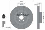 92176403 Brzdový kotouč Shoe Kit Pro TEXTAR