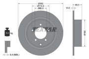 92177303 Brzdový kotouč Shoe Kit Pro TEXTAR