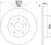 92178803 Brzdový kotouč Shoe Kit Pro TEXTAR