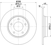 92181403 Brzdový kotouč Shoe Kit Pro TEXTAR