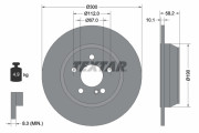 92182003 Brzdový kotouč Shoe Kit Pro TEXTAR