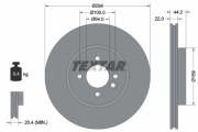 92183600 Brzdový kotouč TEXTAR
