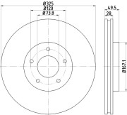 92184903 Brzdový kotouč Shoe Kit Pro TEXTAR