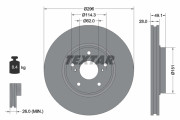 92185403 Brzdový kotouč Shoe Kit Pro TEXTAR