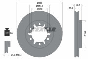 92186103 Brzdový kotouč Shoe Kit Pro TEXTAR