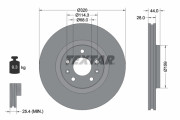92195403 Brzdový kotouč Shoe Kit Pro TEXTAR