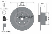 92196103 Brzdový kotouč Shoe Kit Pro TEXTAR