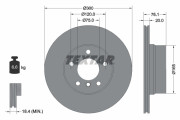 92199503 Brzdový kotouč Shoe Kit Pro TEXTAR
